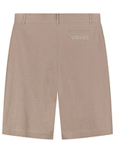 VERSACE KIDS - Shorts Beige in Cotone - Beige - LIDIASHOPPING® - Official Website