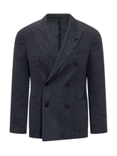 LARDINI - Giacca Blazer Liknit - Blu | Lidia Shopping | Official Website