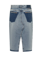 STELLA MCCARTNEY - Gonna Midi Vintage - Blu - LIDIASHOPPING® - Official Website