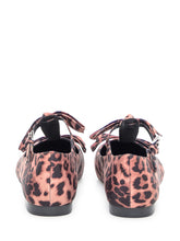 JEFFREY CAMPBELL - Leopard Satin Ballerina - Brown - LIDIASHOPPING® - Official Website