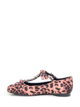 JEFFREY CAMPBELL - Leopard Satin Ballerina - Brown - LIDIASHOPPING® - Official Website