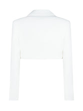 ELISABETTA FRANCHI KIDS - Coprispalle bianco con scollo a V - Bianco | Lidia Shopping | Official Website