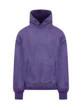 GARMENT WORKSHOP - Felpa Artisanal Faded - Viola - LIDIASHOPPING® - Official Website