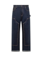GARMENT WORKSHOP - Pantalone Double Knee Workpants - Blu | Lidia Shopping | Official Website
