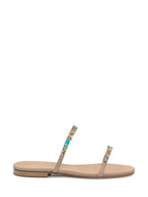 EMANUELA CARUSO CAPRI - Sandalo Doppia Fascia Monacale Multicolor - Beige | Lidia Shopping | Official Website