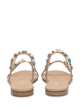 EMANUELA CARUSO CAPRI - Sandalo Doppia Fascia Monacale Multicolor - Beige | Lidia Shopping | Official Website