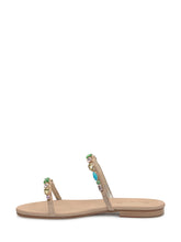 EMANUELA CARUSO CAPRI - Sandalo Doppia Fascia Monacale Multicolor - Beige | Lidia Shopping | Official Website
