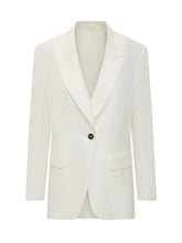 BRUNELLO CUCINELLI - Blazer - Bianco | Lidia Shopping | Official Website