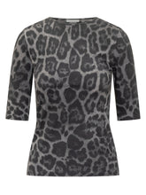 STELLA MCCARTNEY - Top Stampa Leopard - Grigio - LIDIASHOPPING® - Official Website