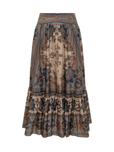 ZIMMERMANN - Ascension Midi Skirt - Blue - LIDIASHOPPING® - Official Website