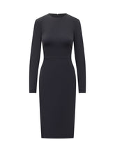 VICTORIA BECKHAM - Abito T-Shirt - Blu - LIDIASHOPPING® - Official Website