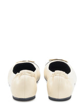TORY BURCH - Ballerine Tory Burch Con Logo in Metallo - Beige | Lidia Shopping | Official Website