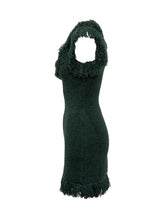 FERRAGAMO - Abito Verde con Frange Ferragamo - Verde - LIDIASHOPPING® - Official Website