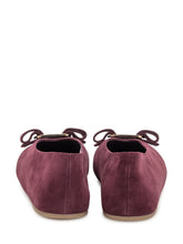 FERRAGAMO - Ferragamo Suede Ballerinas - Purple - LIDIASHOPPING® - Official Website