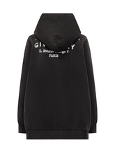 GIVENCHY - Givenchy Felpa Nera con Cappuccio e Logo - Nero - LIDIASHOPPING® - Official Website