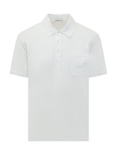 GIVENCHY - Polo In Piqué Con Taschino - Bianco | Lidia Shopping | Official Website