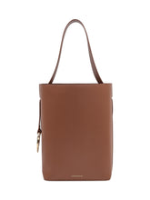 VICTORIA BECKHAM - Victoria Beckham Dia Brown Leather Bucket Bag - Brown - LIDIASHOPPING® - Official Website