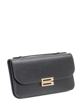 VICTORIA BECKHAM - Victoria Beckham Midi Dorian Pochette in Pelle Nera - Nero | Lidia Shopping ® | Official Website
