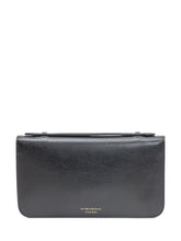 VICTORIA BECKHAM - Victoria Beckham Midi Dorian Pochette in Pelle Nera - Nero | Lidia Shopping ® | Official Website