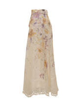 ZIMMERMANN - Gonna Zimmermann in Seta con Stampa - Beige | Lidia Shopping | Official Website