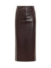 THE ANDAMANE - Gonna midi in ecopelle The Andamane - Viola - LIDIASHOPPING® - Official Website
