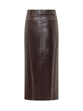 THE ANDAMANE - Gonna midi in ecopelle The Andamane - Viola - LIDIASHOPPING® - Official Website