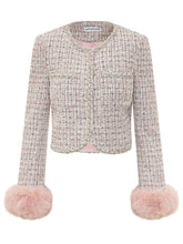 SELF-PORTRAIT - Cuff Jacket - Rosa - LIDIASHOPPING® - Official Website