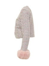 SELF-PORTRAIT - Cuff Jacket - Rosa - LIDIASHOPPING® - Official Website