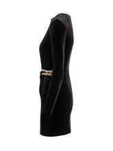 SELF-PORTRAIT - Self-Portrait Draped Velvet Dress - Black - LIDIASHOPPING® - Official Website