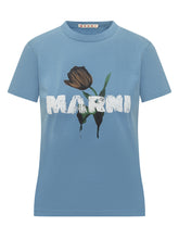 MARNI - T-shirt Marni - Blu | Lidia Shopping ® | Official Website
