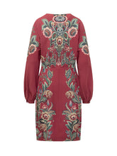 ETRO - Floral Print Viscose Dress Etro - Red - LIDIASHOPPING® - Official Website