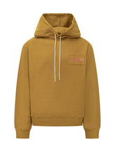 MARNI - Felpa con Cappuccio e Patch Logo Marni - Giallo | Lidia Shopping ® | Official Website
