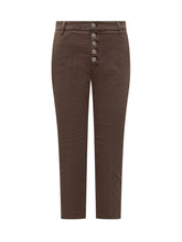 DONDUP - Pantalone Dondup marrone cropped - Marrone | Lidia Shopping ® | Official Website
