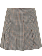 MSGM - MSGM Pleated Checked Skirt - Black - LIDIASHOPPING® - Official Website