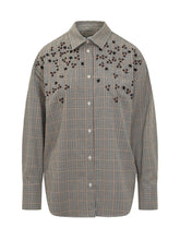 MSGM - MSGM Camicia a Quadri con Ricami - | Lidia Shopping ® | Official Website