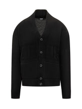 GCDS - Cardigan in Maglia Logo GCDS - Nero | Lidia Shopping ® | Official Website