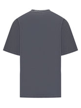 GCDS - GCDS T-Shirt con Logo in Metallo - Grigio - LIDIASHOPPING® - Official Website