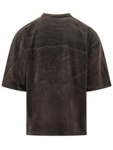 GCDS - GCDS Brown T-shirt with Ti Amo Print - Brown | Lidia Shopping ® | Official Website