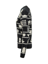J.W. ANDERSON - JW Anderson Sweater with Motif - Black - LIDIASHOPPING® - Official Website
