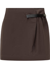 J.W. ANDERSON - JW Anderson Mini Skirt - Brown - LIDIASHOPPING® - Official Website