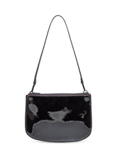 DIESEL - Diesel 1DR Twin Black Patent Shoulder Bag - Black - LIDIASHOPPING® - Official Website