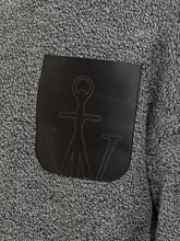 J.W. ANDERSON - Maglione Grigio con Tasca in Pelle J.W Anderson - Grigio - LIDIASHOPPING® - Official Website