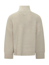 J.W. ANDERSON - Maglione a Collo Alto Bicolore J.W Anderson - Grigio - LIDIASHOPPING® - Official Website