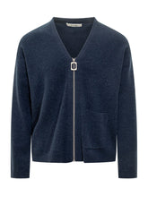 J.W. ANDERSON - Navy Zip Cardigan by J.W Anderson - Blue | Lidia Shopping ® | Official Website