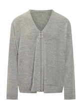 J.W. ANDERSON - Zip-Up Cardigan by J.W Anderson - Grey - LIDIASHOPPING® - Official Website