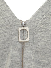 J.W. ANDERSON - Zip-Up Cardigan by J.W Anderson - Grey - LIDIASHOPPING® - Official Website