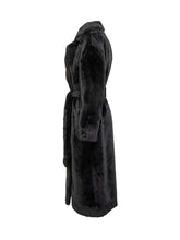 HERNO - Herno Cappotto in Eco Pelliccia con Cintura - Nero | Lidia Shopping | Official Website