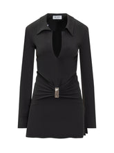 THE ATTICO - Mini Abito The Attico - Nero - LIDIASHOPPING® - Official Website