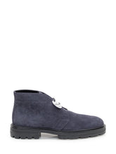 HOGAN - Hogan H673 Ankle Boots - Blue - LIDIASHOPPING® - Official Website
