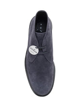 HOGAN - Hogan H673 Ankle Boots - Blue - LIDIASHOPPING® - Official Website